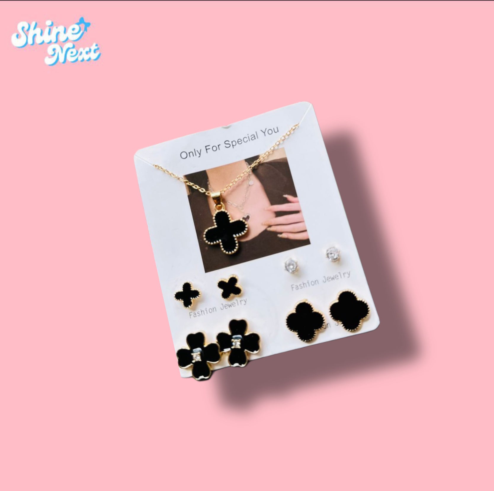 Stylish Chain & Earring Card