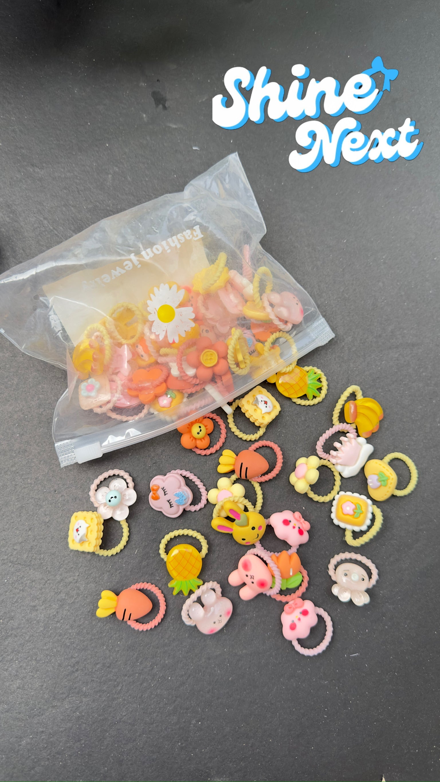 Trendy Hair Rubber Bands Pouch